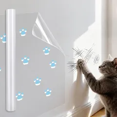 【特価商品】Cosnight 猫 壁紙保護シート 爪研ぎ防止シート 幅40cm×長10m ペット 壁保護シート透明 はがせる 猫 爪とぎ防止シート 壁紙 シール 剥がせる キッチン ドア ソファ 家具 賃貸 防水 汚れ防止