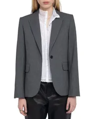 ザディグ エ ヴォルテール レディース アウター ジャケット・ブルゾン ブレザー Zadig Voltaire Vavy Chine Strass Blazer Gris Chineのサムネイル