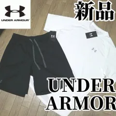 【新生活応援SALE】新品　UNDERARMOR　アンダーアーマー　メンズ　上下セット　Tシャツ　ハーフパンツ　Lサイズ　XLサイズ　XXLサイズ　白　黒　正規品