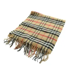 バーバリーズ Burberrys ヴィンテージ マフラー ストール カシミヤ ノバチェック 茶 ブラウン ■GY18 /MQ