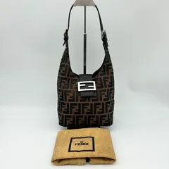 FENDI フェンディ マンマバケット ワンショルダーバッグ ズッカ      【中古】