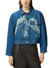 ピンコ レディース アウター ジャケット・ブルゾン PINKO Gotland Jacket Rinse Washのサムネイル