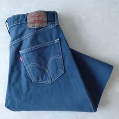 ■古着 Levi's ユーロリーバイス 501ジーンズ デニムパンツ STRAIGHT FIT スモーキーブルー 06年製 実寸W33L31【L5759】