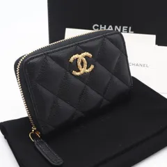 ★3日以内返品可★ 未使用 CHANEL シャネル マトラッセ コインケース AP5078 コインケース ブラック キャビアスキン レディース