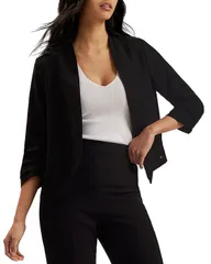 テッドベーカー レディース アウター ジャケット・ブルゾン クロップド ブレザー Ted Baker Popsy Cropped Blazer Black ブラックのサムネイル