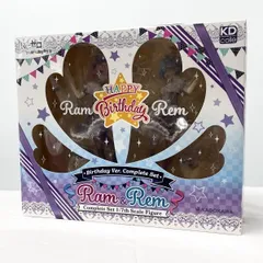 【中古】開封 KDcolle 1/7 ラム&レム 生誕祭Ver. コンプリートセット KADOKAWA Re:ゼロから始める異世界生活 リゼロ 誕生日イラスト[17]