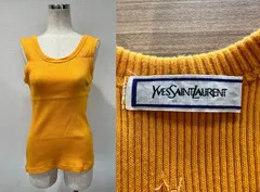 YSL Yves Saint Laurent イブ サンローラン タンクトップ イエローカラー_SFU_D0312-F018のサムネイル