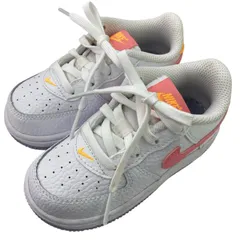 186000 NIKE ナイキ 13cm ベビー　FORCE1 FJ3486-100  ホワイト　ピンク キッズ