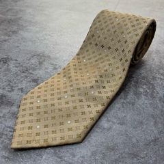 LOUIS VUITTON ゴールド シルク ネクタイ - メルカリ