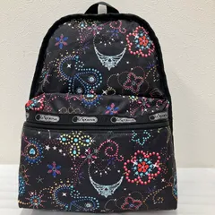 773　LeSportsac　レスポートサック　リュックサック　リュック　バックパック　ブラック　黒　ジュエリー　宝石　ビジュー　ジュエル　レディース　ラインストーン　ティアラ　シンプル　カジュアル　軽量