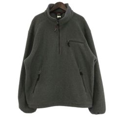 エルエルビーン L.L.BEAN フリースジャケット ハーフジップ プルオーバー ボア 0HK25 灰色 グレー M