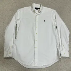 ポロラルフローレン 白 オックスフォード シャツ クラシックフィット s