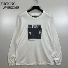 FUCKING AWESOME JASON DILL NO BRAIN L/S Tee XL ファッキンオーサム ノーブレイン ロンT 長袖Tシャツ 定番 ジェイソンディル ストリート スケーターのサムネイル