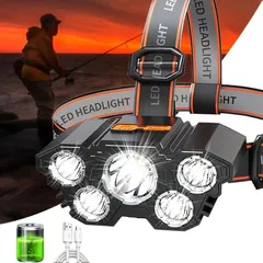 充電式ヘッドライト釣り登山アウトドア用防災停電