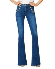 レイミー ブルック レディース ボトムス デニムパンツ フレア ジーンズ Ramy Brook Helena Flared Leg Sailor Jeans Medium Wash