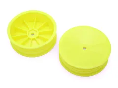 新品 ジーフォース フロントディッシュホイール 2.2インチ(イエロー) カーペットタイヤ用 GOP125 [佐川急便]のサムネイル
