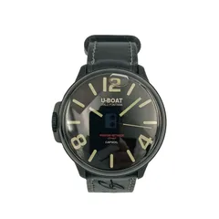 UBOAT ユーボート 時計 CAPSOIL カプソイル 8108 ブラック SS 革