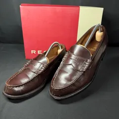 F048 REGAL リーガル 革靴 ローファー ブラウン 25cm