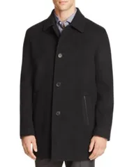 コールハーン メンズ トップス シャツ ウール コート Cole Haan Wool Cashmere Topper Coat Navy ネイビー