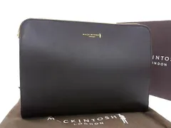 ■新品同様■ MACKINTOSH マッキントッシュ レザー クラッチバッグ セカンドバッグ メンズ ブラウン系 FW1024のサムネイル