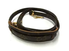 ■美品■ LOUIS VUITTON ルイヴィトン モノグラム バッグ用 ショルダーストラップ 肩掛け レディース ブラウン系 BS3677