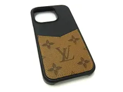 LOUIS VUITTON ルイヴィトン M82889 モノグラムリバース バンパー iPhone15Pro 対応 アイフォンケース ブラウン系 FS9919