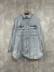 JEANASIS ジーナシス オーバーサイズ BIGシャツ アソートデニム Gジャン デニム ジャケット sizeF/水色 ◆■ レディース