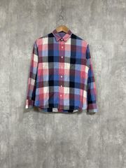 BEAMS ビームス 長袖 チェック シャツ sizeS/マルチカラー ■◇ メンズ