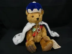 ■新品同様■ HERMANN ハーマン キングルートヴィヒ2世 バイエルン王 500体限定 テディベア ぬいぐるみ ブラウン系×ブルー系 FT8193のサムネイル