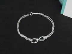 ■新品■未使用■ TIFFANY＆Co ティファニー インフィニティ SV925 ブレスレット バングル アクセサリー シルバー系 FT9453