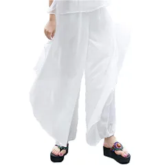 新品 [Ymgot] スカーチョ ガウチョパンツ レディース キュロット シフォン ワイドフレアパンツ ヨガウェア 社交ダンス ベリーダンス衣装