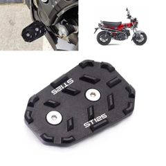 新品 FOR dax125 st125 オートバイブレーキレバー延長ペダルステッププレート拡大エクステンダー DAX 125 ST125 2022 2023 (黒)