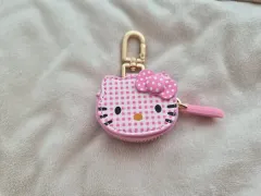 ハローキティ ピンク CHECK コインケース キーホルダー