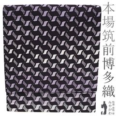 すごい値！袋帯 草野一騎 正絹 金色地 ゴールド 赤茶 黒 菱 松 松菱 金糸 引箔 フォーマル 中古 六通柄 仕立て上がり みやがわ neb00771 すごい値！袋帯 草野一騎 正絹 金色地 ゴールド 赤茶 黒 菱 松 松菱