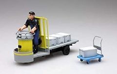 【中古】「非常に良い」青島文化教材社 1/32 特殊荷役 No.02 ニチユ エレトラック 標準タイプ&台車、発泡スチロール箱セット