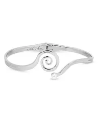 エティカ レディース アクセサリー ブレスレット・バングル・アンクレット ミニ Ettika Mini Aura Swirl Imitation Pearl Cuff Bracelet Silverのサムネイル
