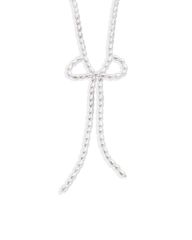 crystal ribbon chain necklace タナカダイスケ - メルカリ