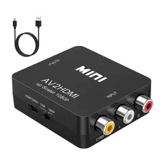 【新着商品】HDMI変換コンバーター AV to to HDMI 変換器 USBケーブル付き RCA 音声転送 1080/720P切り替え