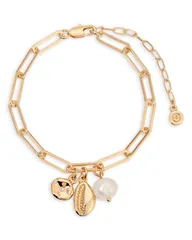 エティカ レディース アクセサリー ブレスレット・バングル・アンクレット Ettika Golden Shores Charm Bracelet Gold ゴールドのサムネイル