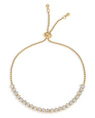 エティカ レディース アクセサリー ブレスレット・バングル・アンクレット Ettika Radiant Cubic Zirconia Slider Bracelet Gold ゴールドのサムネイル