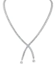 ケネスジェイレーン レディース アクセサリー ネックレス・チョーカー・ペンダントトップ レース Kenneth Jay Lane Cubic Zirconia Crossover Necklace 1のサムネイル