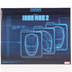 サンディエゴ コミコン(SDCC2011)限定 アイアンマン and ウォーマシン ヘルメット 3PK アイアンマン2 1/3 レプリカ 完成品 フィギュア サイドショウ