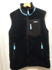 patagonia フリースベスト L 黒 レトロX - メルカリ