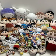 ◆クレヨンしんちゃん 73点 まとめ商品 ぬいぐるみ ミニぬいぐるみ など みさえ シロ アクション仮面 など 当時物あり 現状品