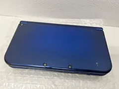 【動作未確認・中古】Newニンテンドー3DS LL ネイビー　ジャンク扱い　ソフト付き　C-0