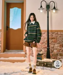 kyouko ハリーポッター スリザリン フッフルパフ ストライプス セーター