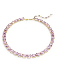 スワロフスキー レディース アクセサリー ネックレス・チョーカー・ペンダントトップ レース Swarovski Millenia Octagon Crystal Tennis Necklace 1517 Pink ピンク