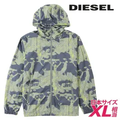 新品・未使用 ディーゼル DIESEL [XLサイズ相当] ナイロンジャケット メンズ カモフラ柄 軽量 メッシュ裏地 マウンテンパーカー J-WWARRETT-CMF-Aのサムネイル