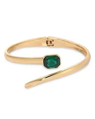 エティカ レディース アクセサリー ブレスレット・バングル・アンクレット Ettika Color Stone Deco Cuff Bracelet in 18K Gold Plated GoldGrのサムネイル