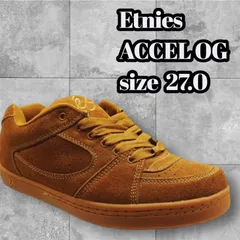 【新品・箱あり】 Etnies ACCEL OG スケートシューズ  ブラウン／ガム 27.0のサムネイル